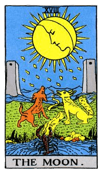 Tarot Card the Moon