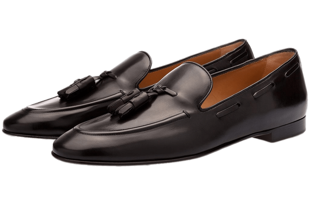 Black Loafers With Tassels