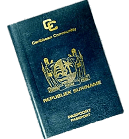 Passport of the Republic of Suriname