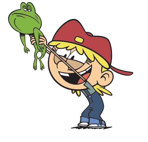Lana Loud Holding A Frog