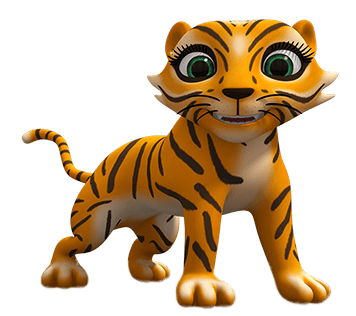 Wissper Character Stripes the Tiger