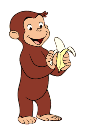 Curious George Eating A Banana