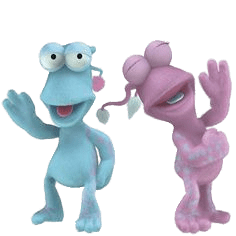 SpottyWot and DottyWot Having Fun