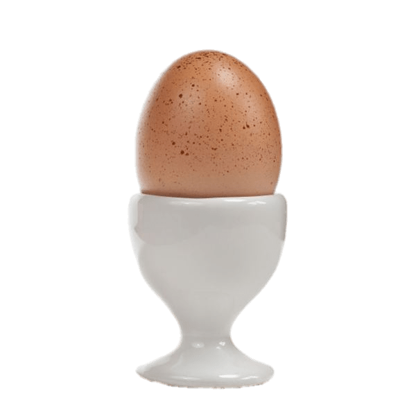 Traditional White Egg Cup