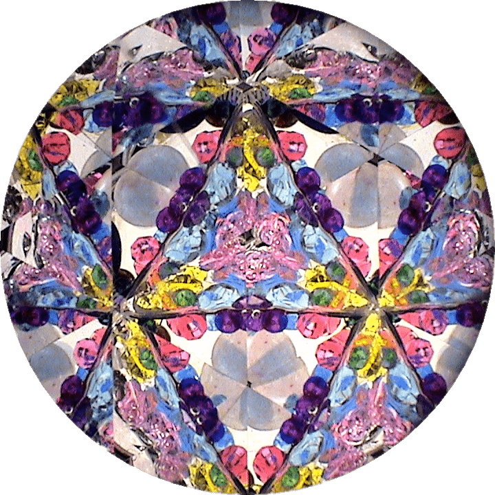 Mauve and Yellow Kaleidoscope