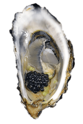 Oyster With Caviar