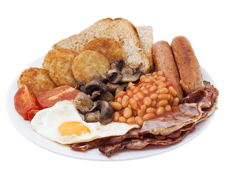 Full English Breakfast with potato röstis