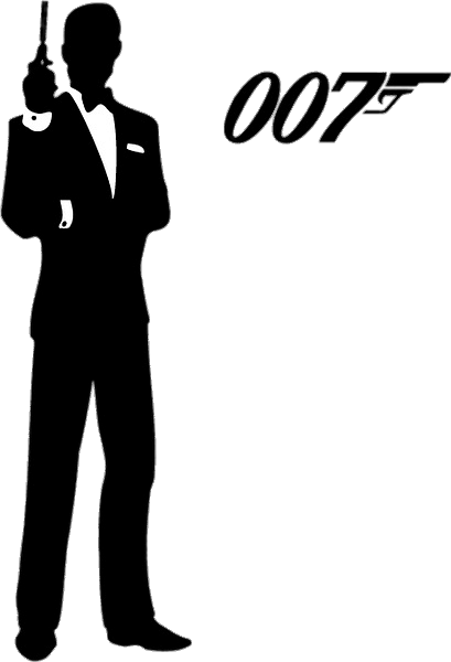 007 James Bond silhouette
