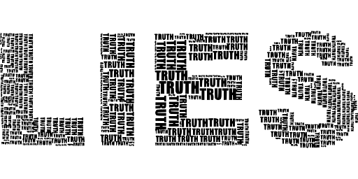 Lies Typographic Art