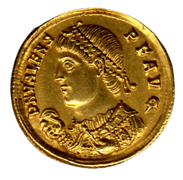 Gold Solidus of Valens