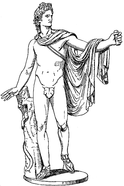 Apollo Statue Clipart