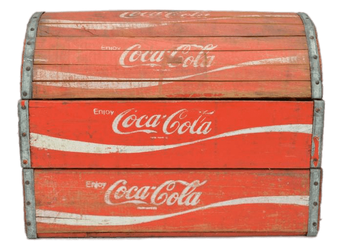 Vintage Coca Cola Trunk