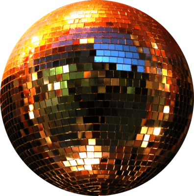Copper Gold Disco Ball
