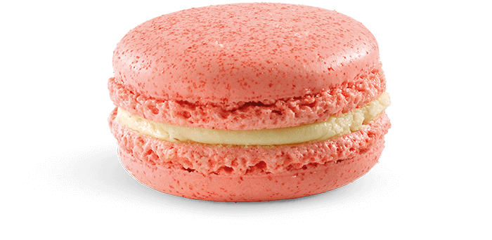 Strawberries and Cream McDonalds Macaron