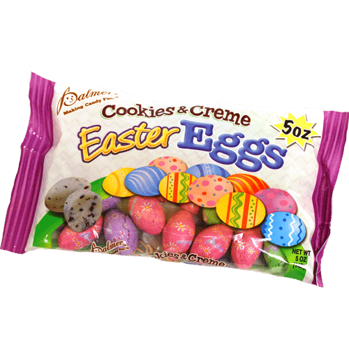 Pack Of Cookies and Creme Easter Eggs