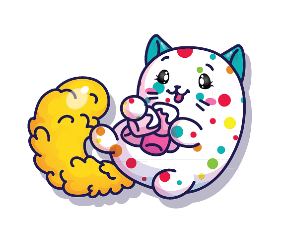 Pikmi Pop Snacks the Kitten