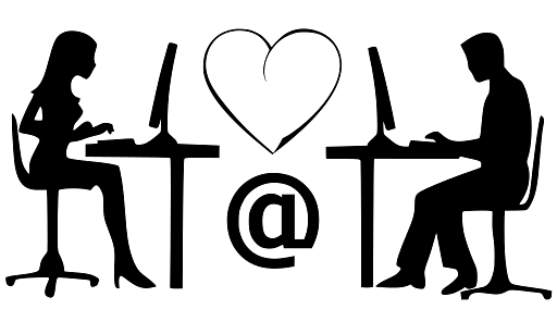 Couple Sending Each Other Messages