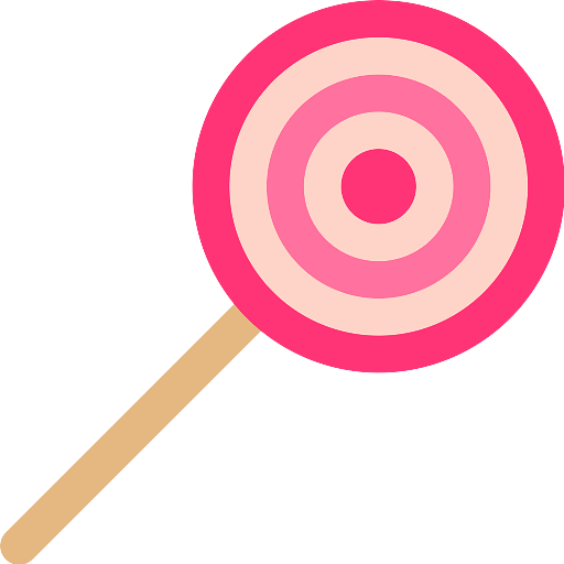 Pink Lollipop Icon