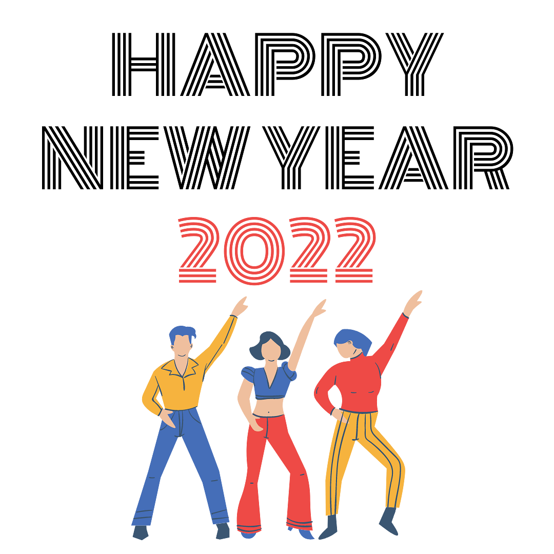 Happy New Year 2022 Party People