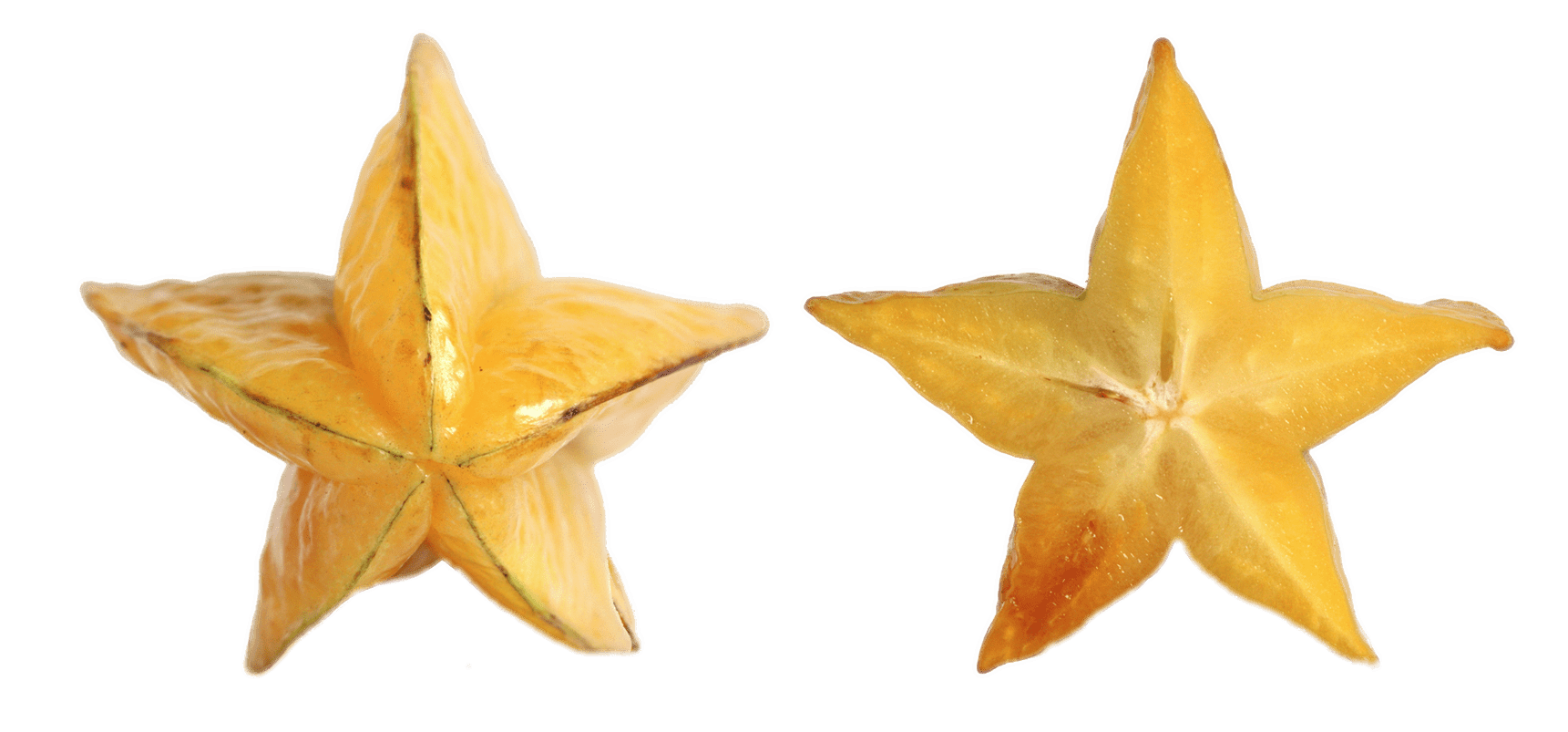 Starfruit on Its Side