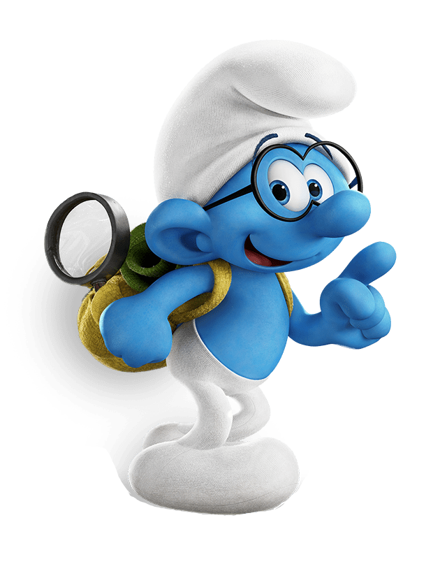 Brainy Smurf on A Hike