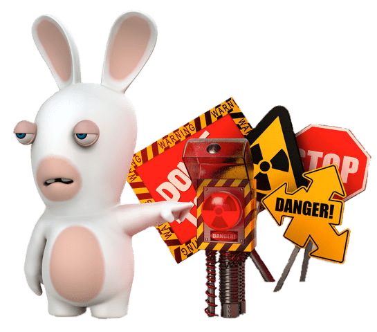 Rabbid In Danger Zone