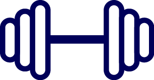 Blue Barbells Clipart