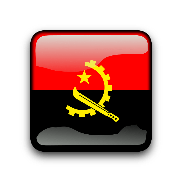 Angola Flag Icon