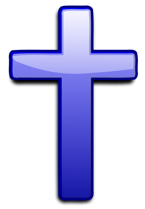 Shiny Blue Cross