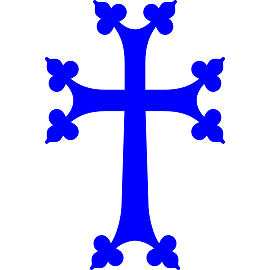 Blue Armenian Cross