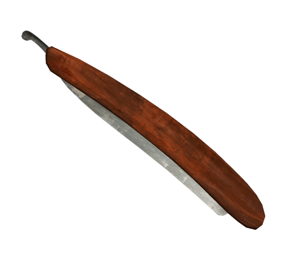 Closed Straight Razor