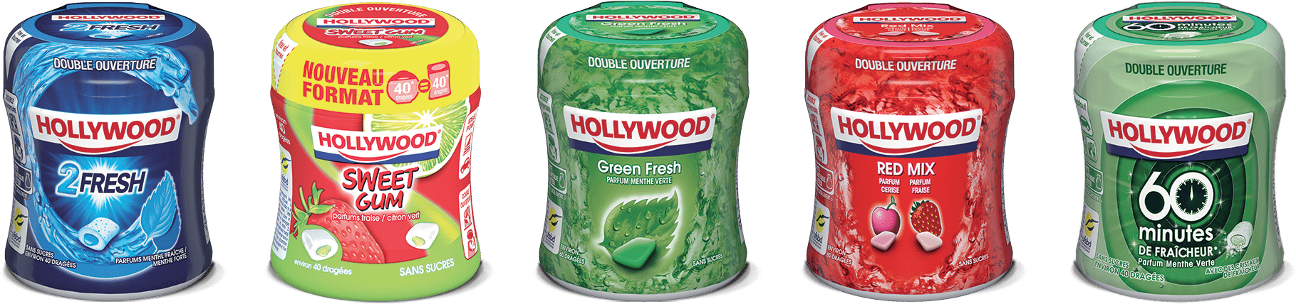 Hollywood Chewing Gum Packs