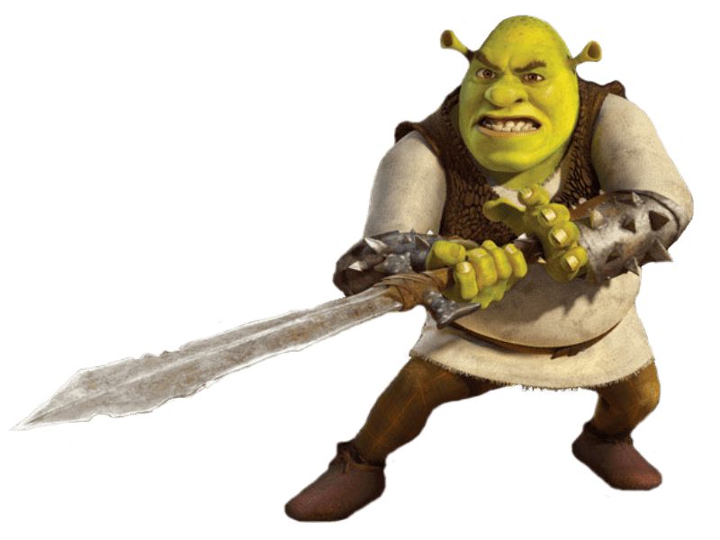 Shrek With Sword