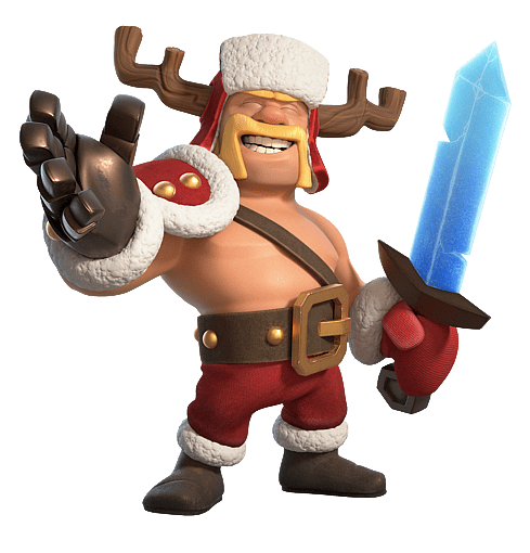 Clash of Clans Jolly Barbarian King