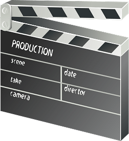 Grey Clapperboard