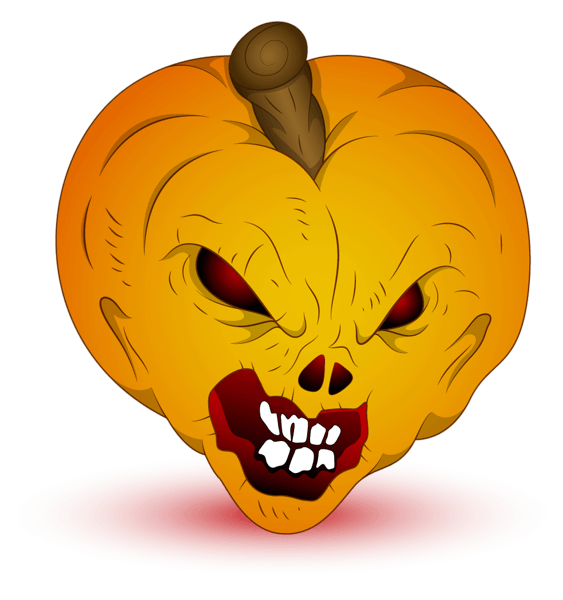 Super Angry Pumpkin Halloween