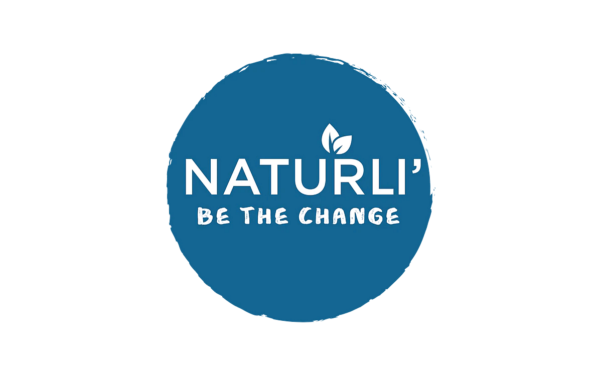 Naturli logo round blue