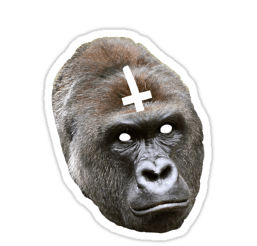 RIP Harambe Sticker