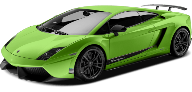 Green Lamborghini