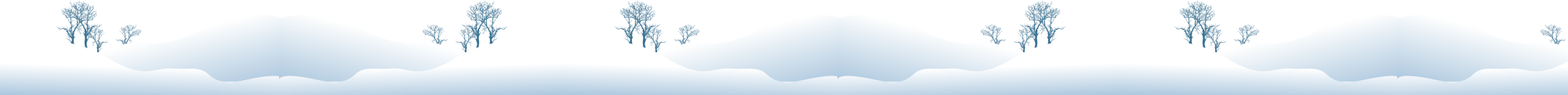 Snow and Trees Footer