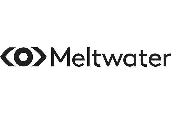 Meltwater black logo landscape