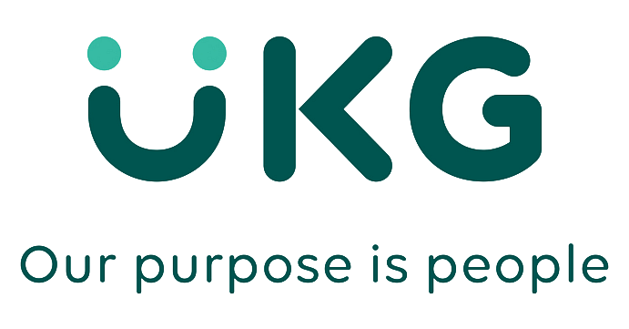 UKG logo and slogan