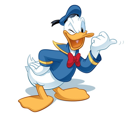 Donald Duck Pointing