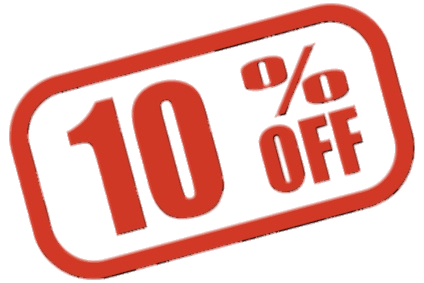 10% Off Sign
