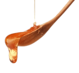 Honey Dripping From Spoon