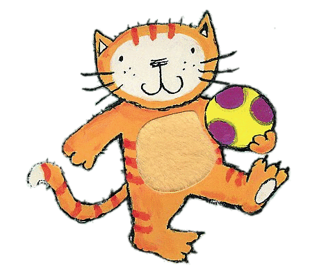 Poppy Cat Playing With A Ball