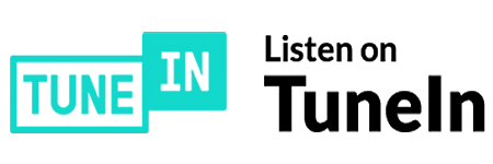 Listen on TuneIn logo banner