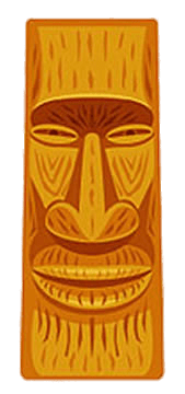 Tiki Head Illustration