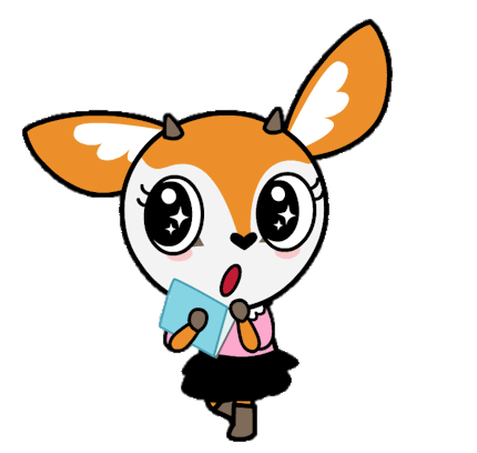 Aggretsuko Character Tsunoda the Gazelle Holding File