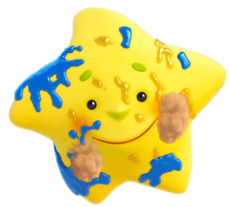 Cloudbabies Little Star Full Of Paint Splatters